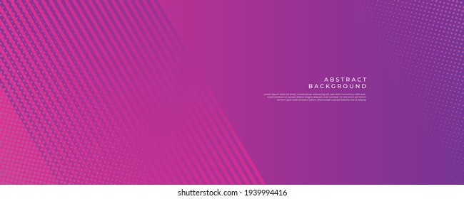 Fluid poster cover with modern ultraviolet color. Dark purple abstract geometrical template with blend shapes. Abstract purple vector background with stripes