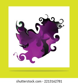 Fluid poster cover with modern ultraviolet color, abstract geometrical template,Background design, rich texture on the subject of imagination, creativity and art.