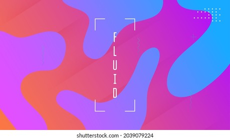 Fluid Poster. Gradient Shapes. Plastic Texture. Spectrum Paper. Flow Landing Page. Violet Digital Banner. Wave Creative Geometry. Flat Dynamic Layout. Violet Fluid Poster