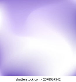 Fluid Purple Lavender White Gradient Background. Fashion Dynamic Vibrant Pastel Background. Watercolor Trendy Liquid Violet Color Swirl Gradient Mesh. Curve Paint Cold Spotlight Smooth Surface.