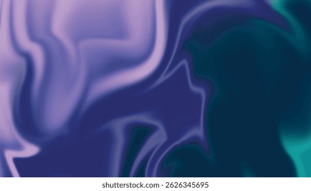 Vloeibare paarse en teal marmeren textuur. Ideaal voor creatieve projecten. Abstract paars en teal wervelpatroon. Ideaal voor achtergronden,