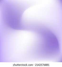 Fluid Purple White Lavender Gradient Backdrop. Vibrant Pastel Trendy Watercolor Spotlight Swirl Gradient Mesh. Fashion Curve Liquid Paint Wallpaper. Violet Dynamic Cold Color Smooth Surface.