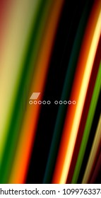 Fluid rainbow colors on black background, vector wave lines and swirls, artistic illustration for presentation, app wallpaper, banner or poster