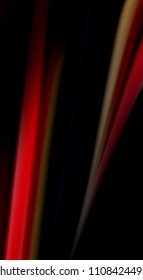 Fluid rainbow colors on black background, vector wave lines and swirls, artistic illustration for presentation, app wallpaper, banner or poster
