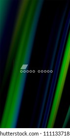 Flüssige Regenbogenfarben auf schwarzem Hintergrund, Vektorwellenlinien und -wirbel, künstlerische Illustration für Präsentationen, App-Tapeten, Banner oder Poster