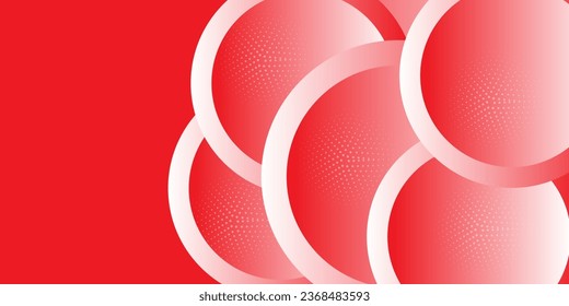 Fluid red and white  gradient shapes composition. for presentation design. Vermilion base for website, print, base for banners, wallpapers