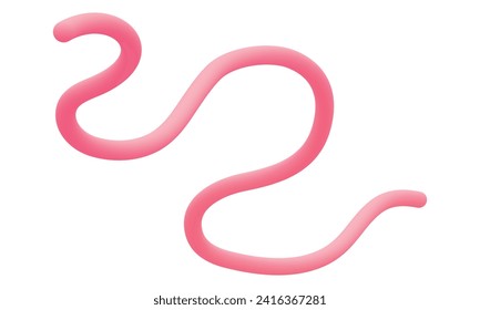Fluid rope lines gradient modern aesthetic style