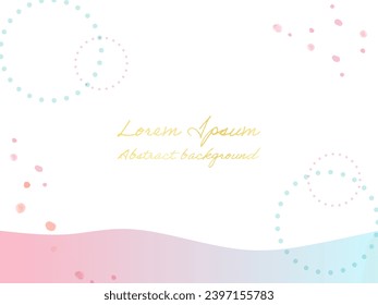 Fluid shape abstract background design. The copy space is transparent.