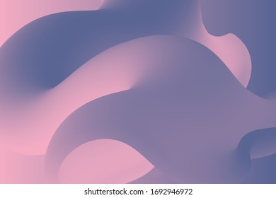 Fluid shape abstract background. Landing page vector template. 