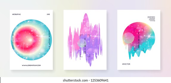 Fluid shape. Abstract layout. Colorful layered hologram. Soft card. Modern holographic gradient, blur, mesh, blend. Futuristic background. Fluid shape with dynamic elements.