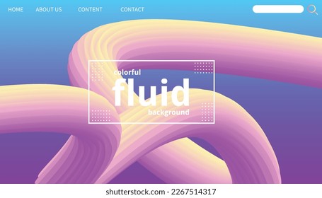 Fluid shape background. Abstract liquid shapes for poster, brochure background. Set of dynamic and modern covers. Vector