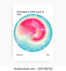Fluid shape. Bright layout. Futuristic background. Chemical layered hologram. Soft banner. Modern holographic gradient, blur, mesh, blend. Fluid shape with dynamic elements.
