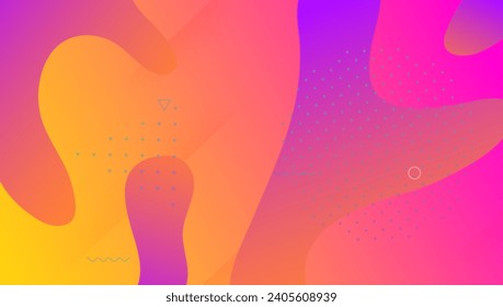 Fluid Shape. Flat Geometric Backdrop. Wavy Landing Page. Color Modern Cover. Memphis Pattern. Abstract Texture. Purple Graphic Background. Futuristic Paper. Lilac Fluid Shape