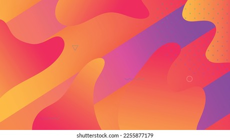 Fluid Shape. Futuristic Element. Plastic Page. Business Wallpaper. Gradient Layout. Tech Landing Page. 3d Digital Poster. Pink Mobile Banner. Violet Fluid Shape