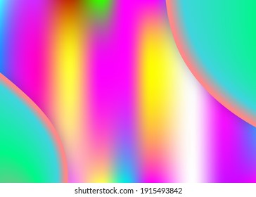 Fluid shape. Holographic 3d backdrop with modern trendy blend. Futuristic poster, wallpaper layout. Vivid gradient mesh. Fluid shape background with liquid dynamic elements.