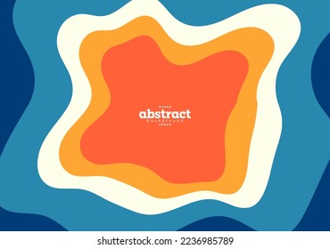 forma fluida con capas de fondo de tema tropical rayado para el negocio de plantillas de interfaz de usuario del sitio web Informes anuales, volante, afiche, portada de uso amigable EPS vectorial.