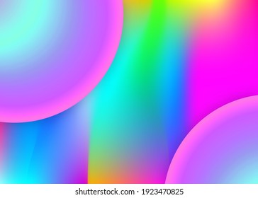 Fluid shape. Molecular card, poster design. Holographic 3d backdrop with modern trendy blend. Vivid gradient mesh. Fluid shape background with liquid dynamic elements.