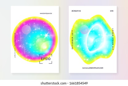 Fluid shape. Neon design. Futuristic background. Modern holographic gradient, blur, mesh, blend. Minimal layered hologram. Soft invitation. Fluid shape with dynamic elements.