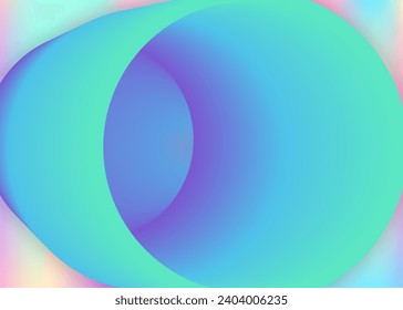 Fluid shape. Soft certificate, wallpaper layout. Vivid gradient mesh. Holographic 3d backdrop with modern trendy blend. Fluid shape background with liquid dynamic elements.