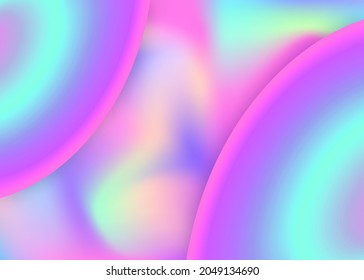 Fluid shape. Vivid gradient mesh. Soft magazine, book layout. Holographic 3d backdrop with modern trendy blend. Fluid shape background with liquid dynamic elements.