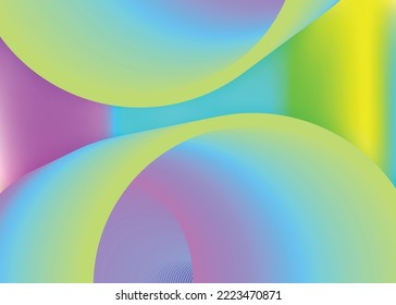 Fluid shape. Vivid gradient mesh. Holographic 3d backdrop with modern trendy blend. Abstract poster, card composition. Fluid shape background with liquid dynamic elements.
