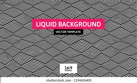 Fluid shaped stripped background. Liquid outline composition. Creating optical illusion .Simple yet beautiful artistic background. Perfect for posters, banners even covers.