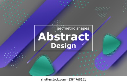 Fluid shapes. 3D background. Modern design. Liquid background. Vector illustration.