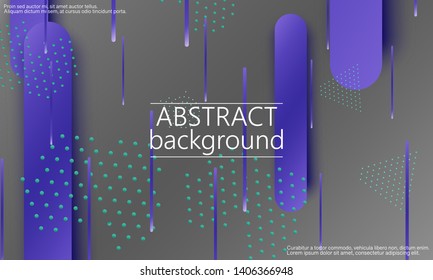 Fluid shapes. 3D background. Modern design. Liquid background. Vector illustration.