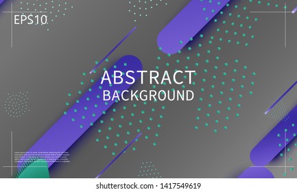 Fluid shapes. 3D background. Modern design. Liquid background. Vector illustration.