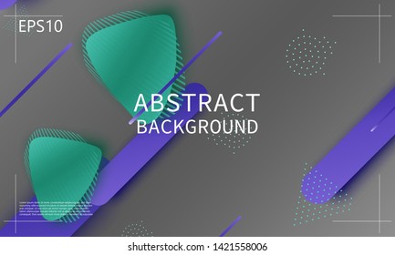 Fluid shapes. 3D background. Modern design. Liquid background. Vector illustration.