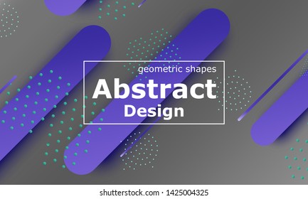 Fluid shapes. 3D background. Modern design. Liquid background. Vector illustration.