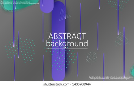 Fluid shapes. 3D background. Modern design. Liquid background. Vector illustration.