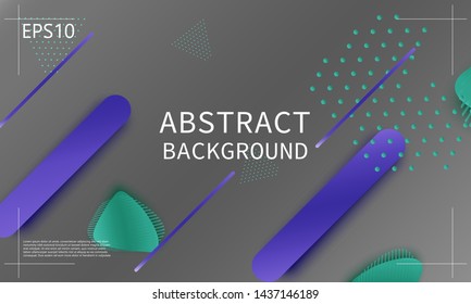 Fluid shapes. 3D background. Modern design. Liquid background. Vector illustration.