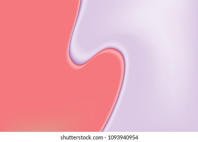 Fluid Shapes with 3D Effect. Abstract Wavy Background in Pastel Color Design. Composition with Gradient Mesh. Liquid Forms. Abstract Fluid Shapes for Wallpaper, Web Design, Brochure, Visit Card.