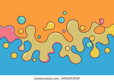 "Fluid shapes Abstract Backgrounds" vector file features vibrant, dynamic designs perfect for digital and print projects, adding a modern touch to any creative work.