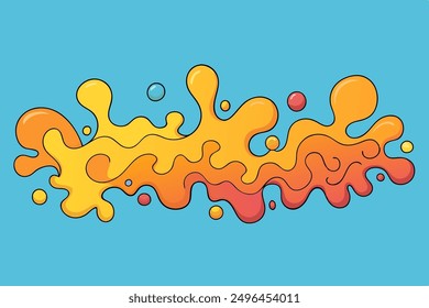 "Fluid shapes Abstract Backgrounds" vector file features vibrant, dynamic designs perfect for digital and print projects, adding a modern touch to any creative work.