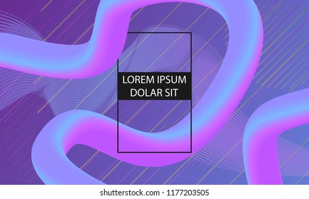 Fluid shapes background design. Liquid colors illustration. Vector 