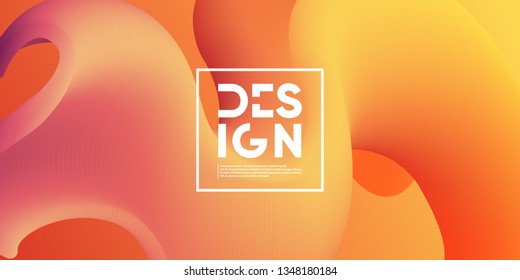 Fluid shapes background. Eps10 vector.