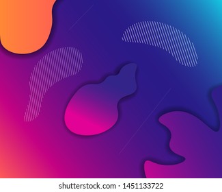 Fluid shapes background. Eps10 vector.