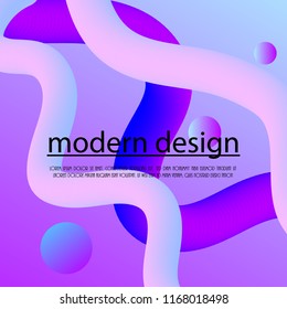 Fluid shapes background for poster, brochure background. 