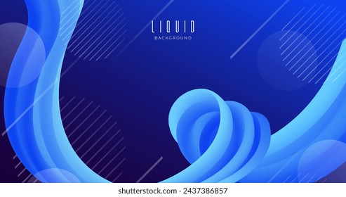 Fluid shapes background vector design in eps 10