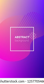 Fluid Shapes. Banner Design Composition. Horizontal Orientation. Modern Geometric Pattern. Fluid Shapes.