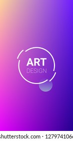Fluid Shapes. Banner Design Composition. Modern Geometric Pattern. Horizontal Orientation. Fluid Shapes.