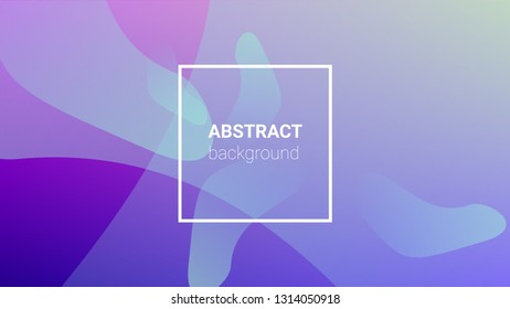 Fluid Shapes. Banner Design Composition. Modern Geometric Pattern. Horizontal Orientation. Fluid Shapes.