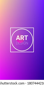 Fluid Shapes. Banner Design Composition. Modern Geometric Pattern. Horizontal Orientation. Fluid Shapes.