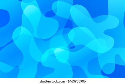 fluid shapes blue abstract background