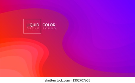 Fluid shapes color abstract geometric background with lines for web, brochure, catalog. 