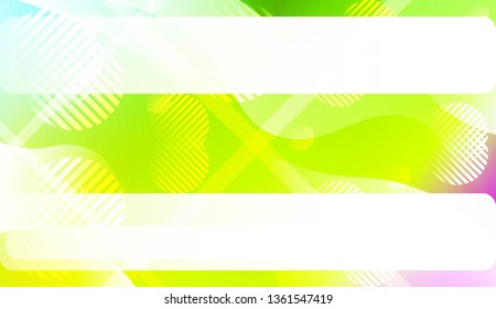 Fluid shapes composition with Abstract Wavy Background with Lines, Circle. For Business Presentation Wallpaper, Flyer, Cover, Landing Page. Vector Illustration with Color Gradient
