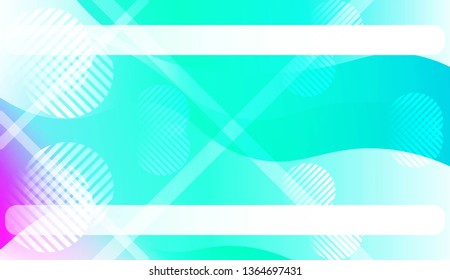 Fluid shapes composition with Abstract Wavy Background with Lines, Circle. For Business Presentation Wallpaper, Flyer, Cover, Landing Page. Vector Illustration with Color Gradient