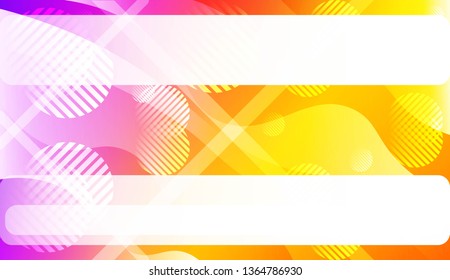 Fluid shapes composition with Abstract Wavy Background with Lines, Circle. For Business Presentation Wallpaper, Flyer, Cover, Landing Page. Vector Illustration with Color Gradient